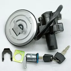 Ignition Switch Fuel Gas Cap Seat Lock Key Set for Honda Hornet 250 CB250F 3 wires CB600F 599 98-02 CB600F22 Hornet S PC36 00-02