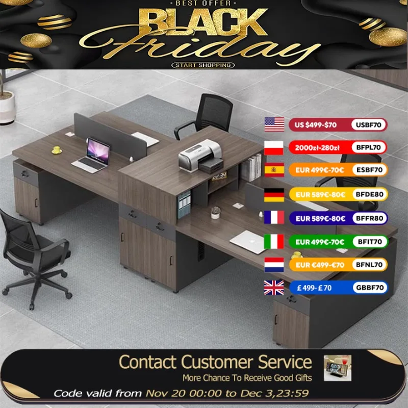 

Large Office Computer Table Study Wide Bedroom Wooden Side Computer Desks Storage Executive Scrivania Gaming Office Furniture