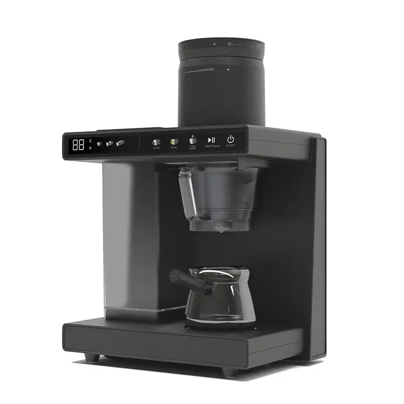 Programmable Single Service American Coffee Maker Automatic Drip Coffee Maker with Coffee Bean Grinder Function