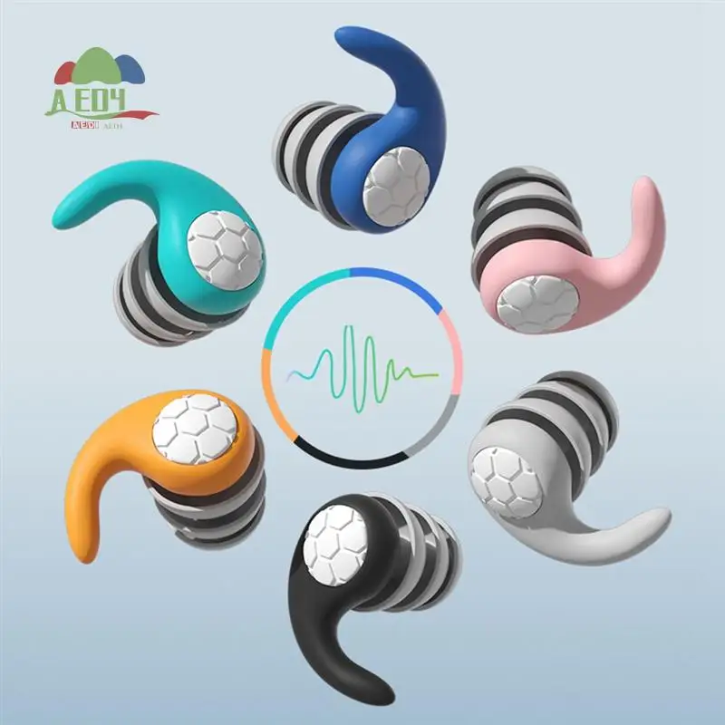 

AED4-1Set Waterproof Earplugs For Sleeping Traveling Earplugs For Sleeping Swimming Studying Traveling S