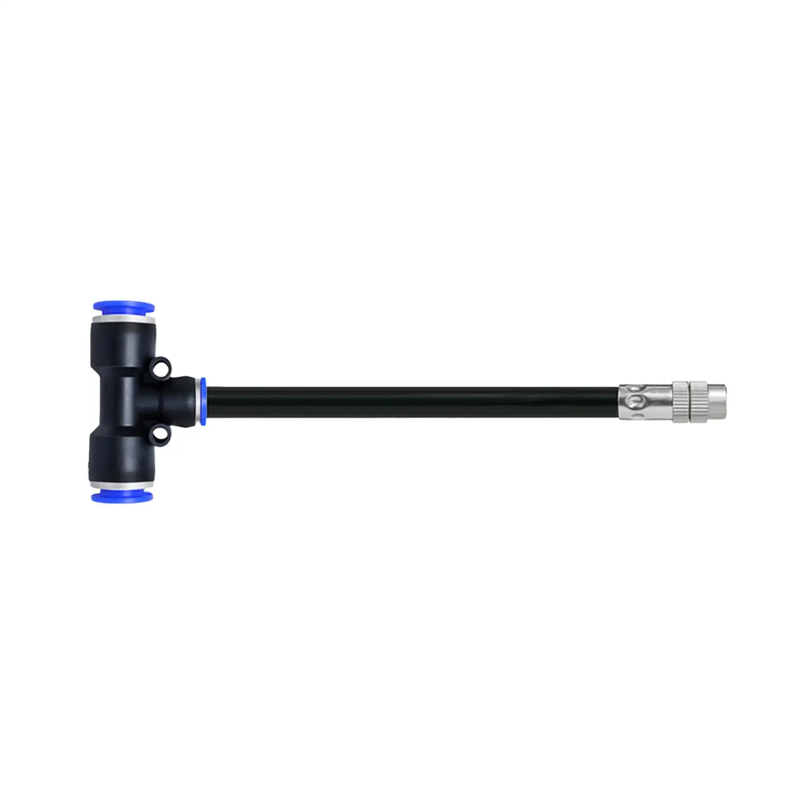 Sprayer Nozzle with Tee Connector Bendable Pipe Misting Nozzle for Irrigation System Gardening Landscaping Outdoor Misting