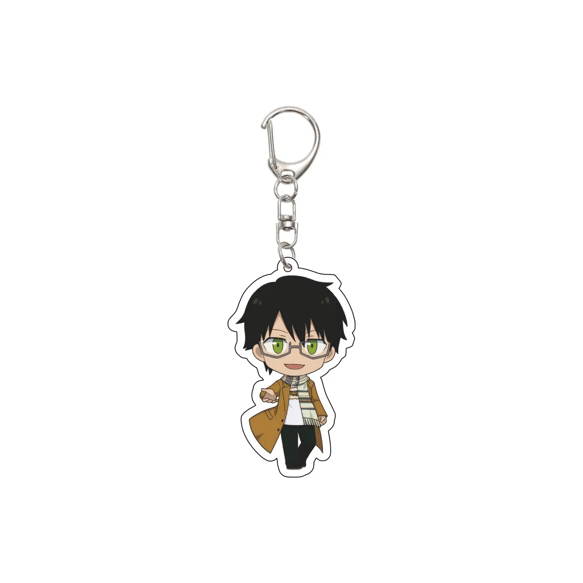 55MM Anime World Trigger Schlüsselanhänger Kuga Yuma/Jin Yuichi Schlüsselkette Acryl-Modellplatte Weihnachtsgeschenke – Detail 5