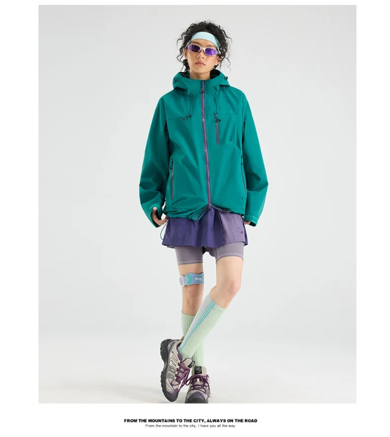 Unisex Hiking Jacket Waterproof Autumn Windbreaker Ourdoor Hooded Coats Women New Jacket Men Fishing Camping Climbing Coats