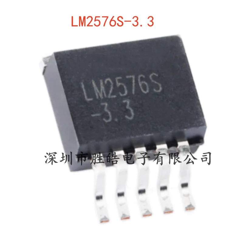 

(10PCS) NEW LM2576S-3.3 3.3V/3A Buck DC-DC Regulator Chip TO-263-5 LM2576S-3.3 Integrated Circuit