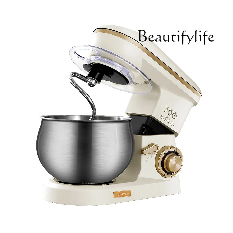 Small Automatic Flour-Mixing Machine Multifunctional Bread Machine Intelligent Light Sound Noise Reduction Large Capacity