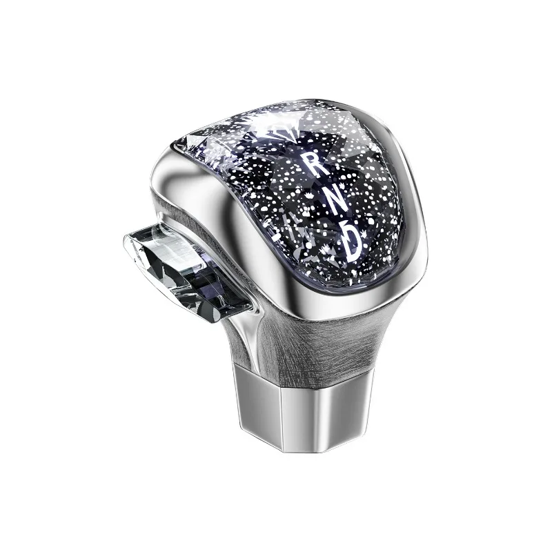 Starry Crystal Shift Knob Universal Automatic LED Light Button Gear Shifter Mod Accessories
