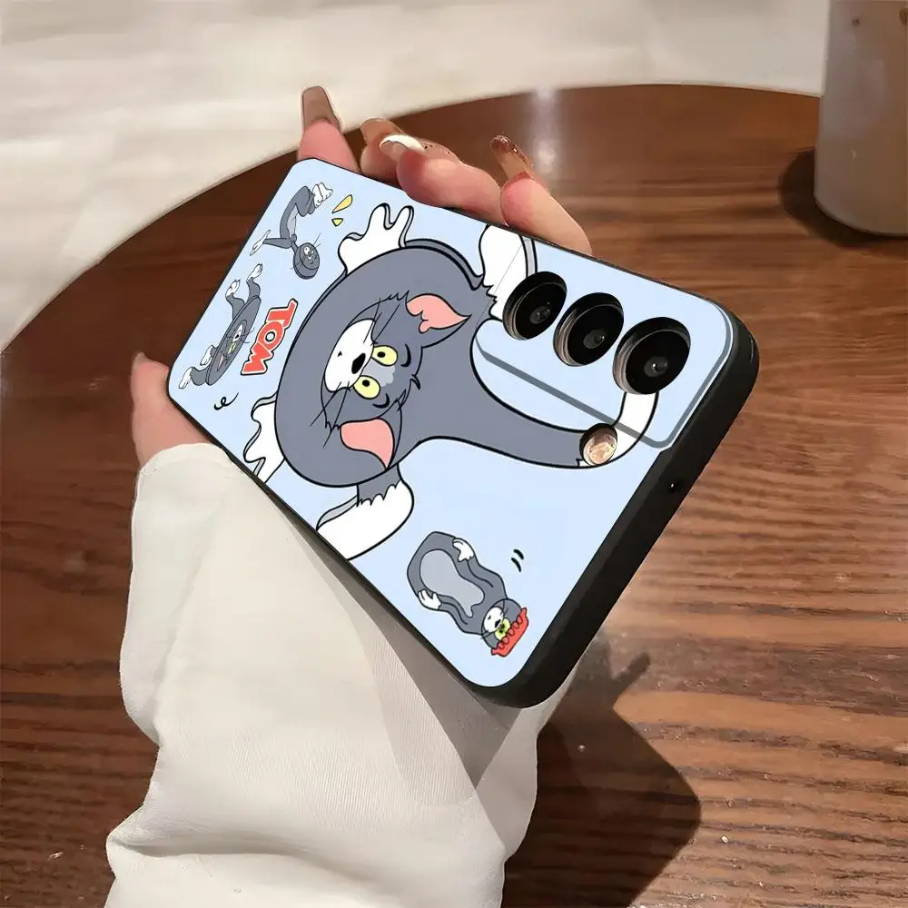 Cartoon J-Jerrys T-Toms Phone Case For Samsung S26 S25 S24 FE S23 S22 S21 Plus S20 Ultra Note20Ultra Black Soft Shell view 2