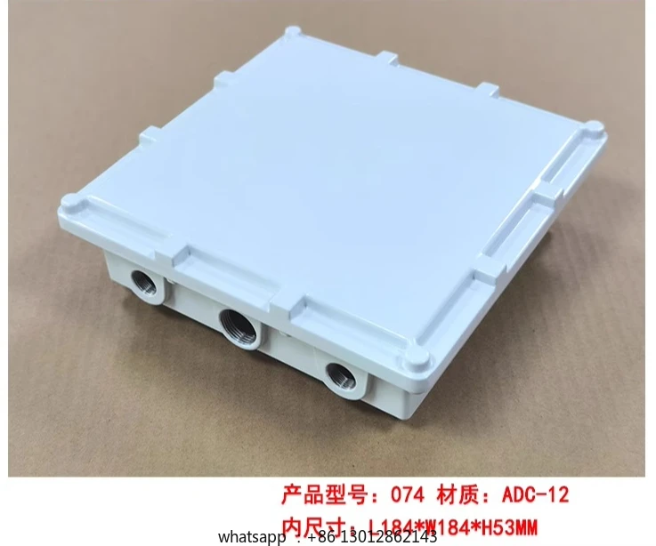 

Корпус моста AP, корпус усилителя из литого под давлением алюминия, корпус наружной беспроводной AP A-074: 184*184*53 мм