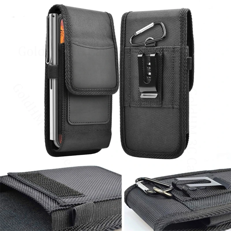 

Oxford Cloth Phone Case Pouch For Xiaomi 17 Pro Max 15S Pro Cover Belt Waist Card Leather Bag For Xiaomi 15T Pro 14T 13 15 Ultra