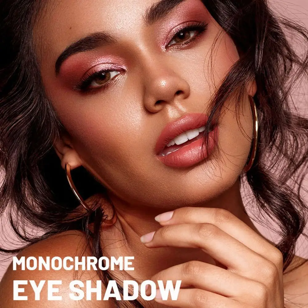 Waterproof Monochrome Eyeshadow High Shine Blending Well Pearlescent Highlighter Powder Matte Long Lasting Shimmer Eye Shadow