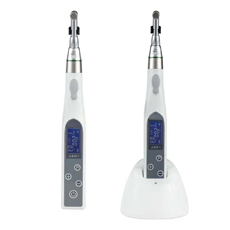 Dental Wireless Endo Motor with LED Lamp EndoMotor 16:1 Dental Reduction Contra Angle Dentist Instrument