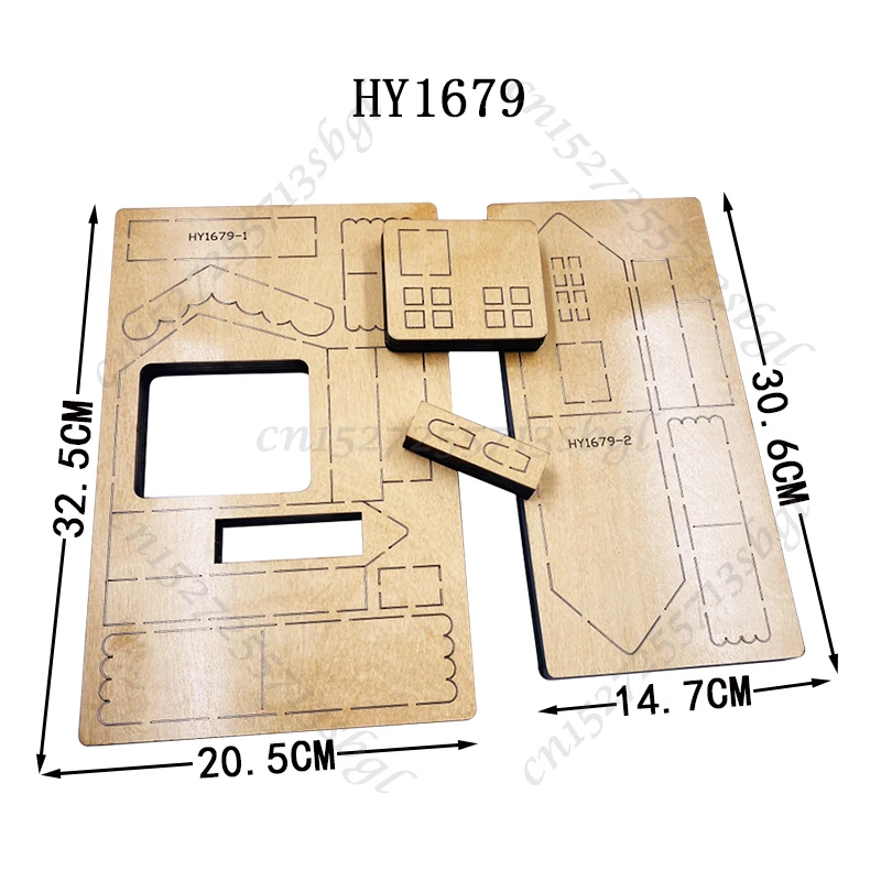 Matryce do cięcia domu HY1679 drewniane formy odpowiednie do zwykłej maszyny do cięcia matryc na rynku