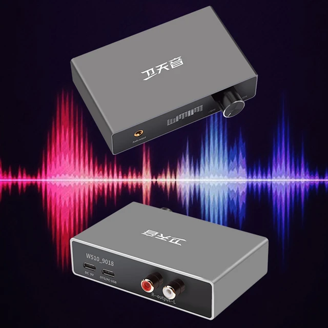 Mini HIFI Audio Decoder ES9018 DAC 32BIT 384KHz DSD256 Lossless Decoding  Mobile Phone Computer Sound Card CT7601 USB Chip - AliExpress