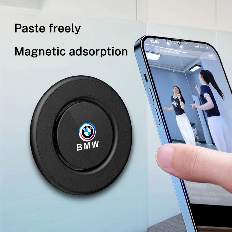 Magnetic Car Emblem Mobile Phone Stand Accessories For BMW 50th anniversary G32 G38 G01 G08 G02 G05 F45 F46 F52 F48 F49 F39 F90 - view 4