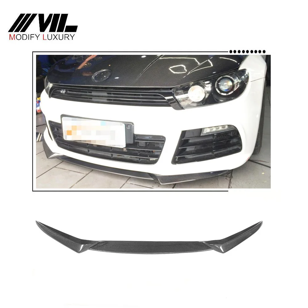 

Suitable for 3 Picture/Set carbon fiber front lip Suitable for VW SCIROCCO R 09-14