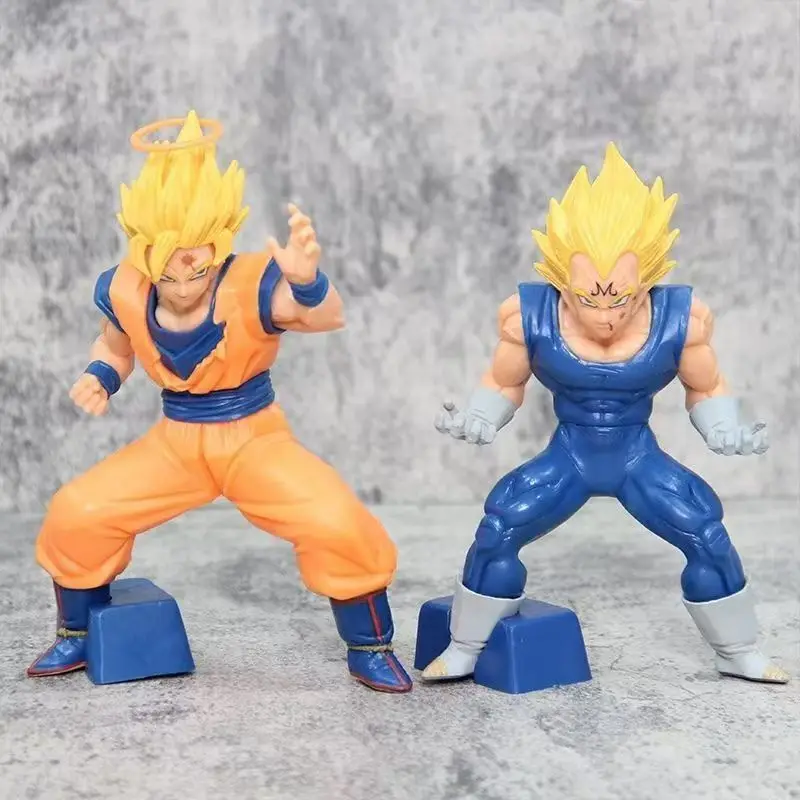 

Beigeta and Goku's 7 Dragon Ball Super Saiyan battle action figure anime model set as a birthday gift collectible item