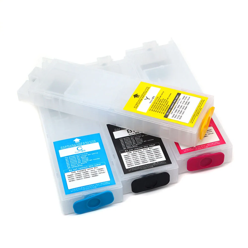 4Color 320ML Refill Ink Cartridge for Epson WF-C5890 WF-C5390 WF-C5810 WF-C5310 WF-C5790 WF-C5290 WF-C5710 WF-C5210