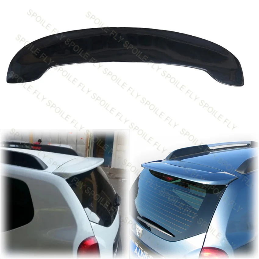 

2009 To 2018 For Dacia Duster Car Rear Roof Spoiler Wing Lip Cover By Gloss Black Carbon Fiber Look High Quality ABS Body Kit