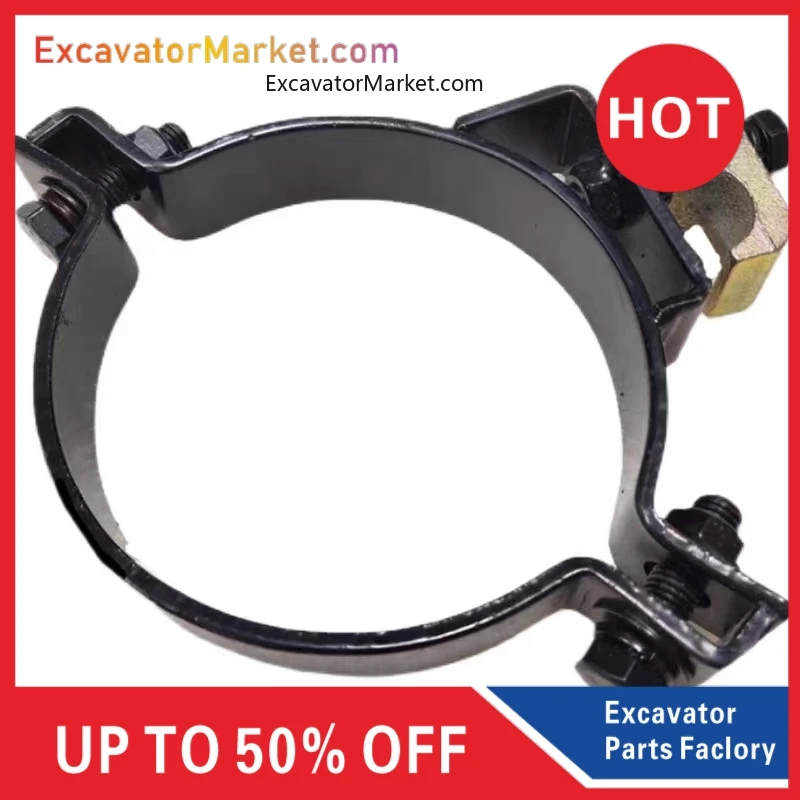 For Excavator For VOLVO EC 210B 240 290 Large And Medium Bucket Tubing Clamp Pipe Clamp Cylinder Hoop High-quality