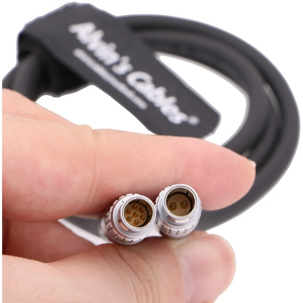 Alvin's Cables Nucleus M 7 Pin to 2 Pin Steadicam Rig Power Cable for Tilta RED ARRI Cameras