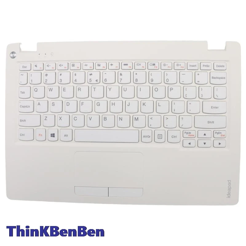 Funda para Lenovo Ideapad 100s 11 11IBY 5CB0K48341, carcasa superior para teclado blanco, inglés, EE. UU.