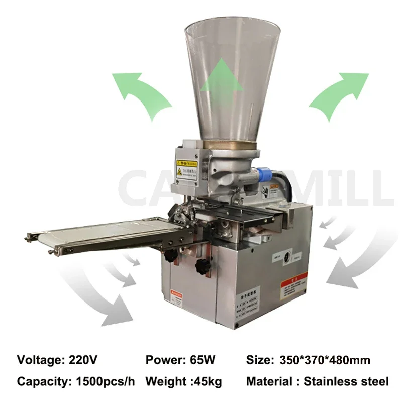 Small Dumpling Making Machine Stainless Steel Dumpling Wrapper Machine Japanese Gyoza Forming Fried Potsticker