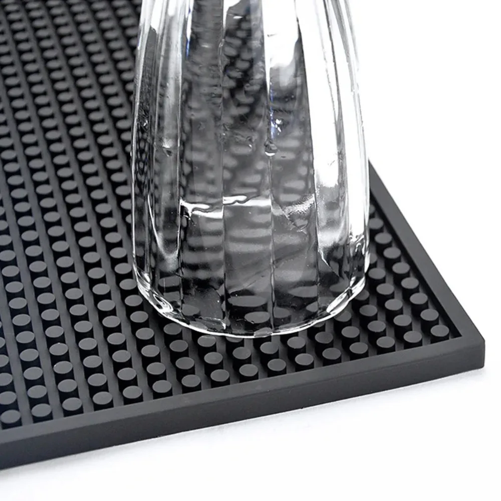 Estera de Bar de goma antideslizante, material de PVC, alfombrillas para Bar de café, alfombrilla para tazas, impermeable, resistente al calor, duradera, estera de drenaje para el hogar, Bar y cafetería