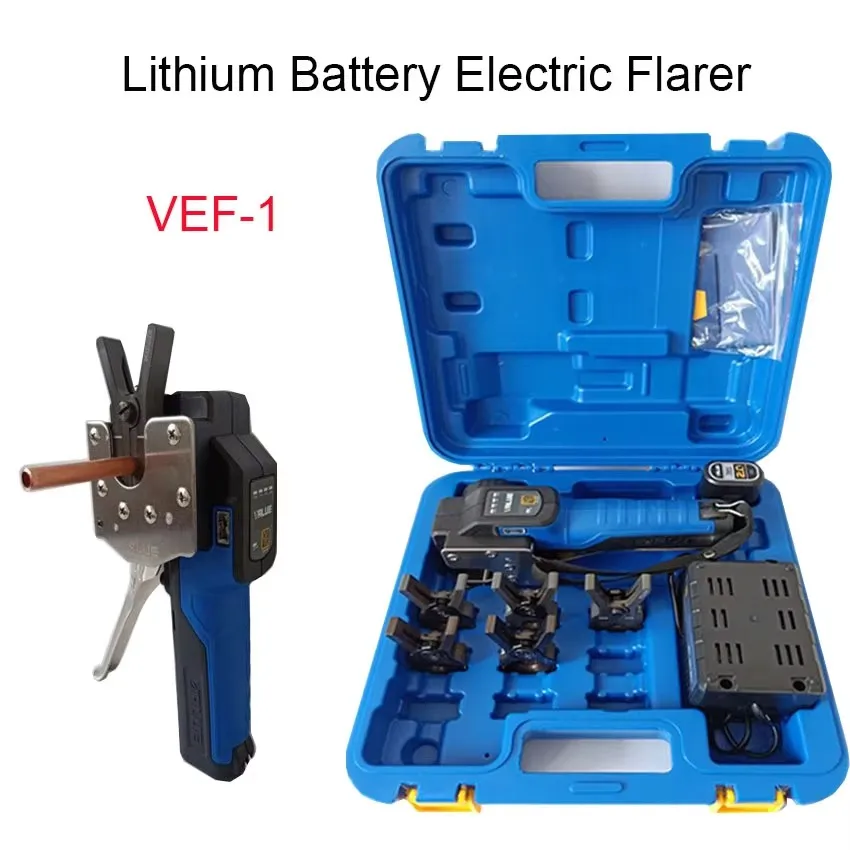 Elektryczne rozszerzacze baterii litowej VEF-1/-2 miedziana rurka ekspander dzwon usta ekspander klimatyzator z uchwytami 5/8/9
