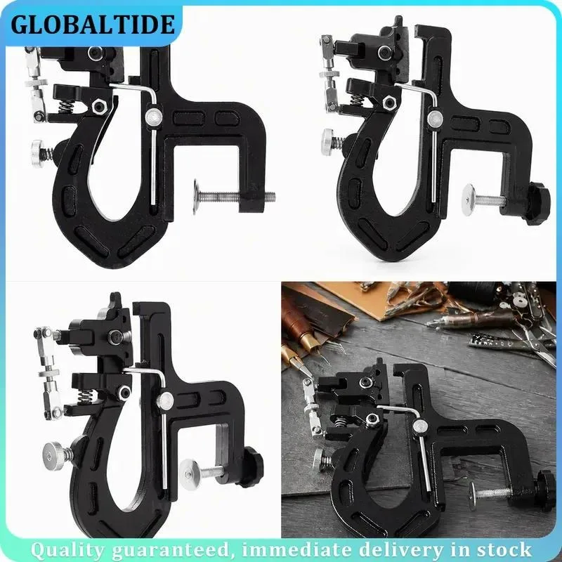 Manual Leather Edge Skiving Machine Adjustable Skiver for Precise Bevelling Paring Craft Tool Wallet Belt Bag Making DIY