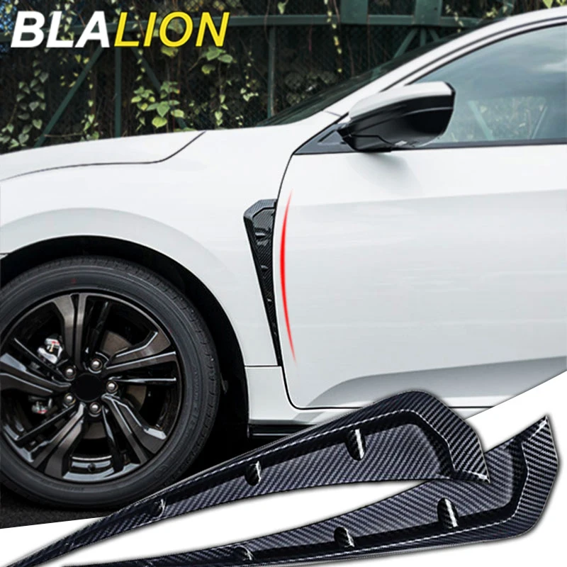 BLALION Car Side Fender Vent Cover Fender Universal Side Wing Air Vent Hood Intake Fender Cover Car Styling Exterior Accessories