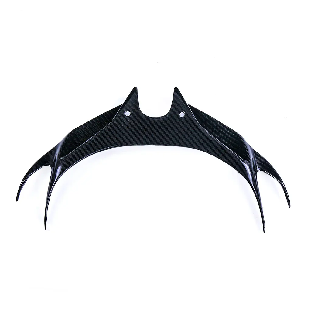 

Carbon Fiber Front Wing Kit Spoiler Ailerons Fairing hood Set Motorcycle Part For Kawasaki Ninja 400 EX400 Z400 2019 Accessories