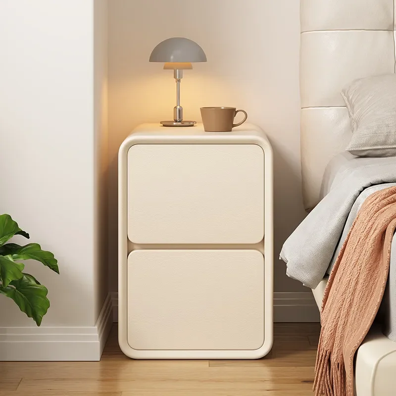 for Small Bedside Table with Seam Solid Wood Simple Modern Ultra Narrow Household Bedroom Storage Cabinet Extremely Narrow