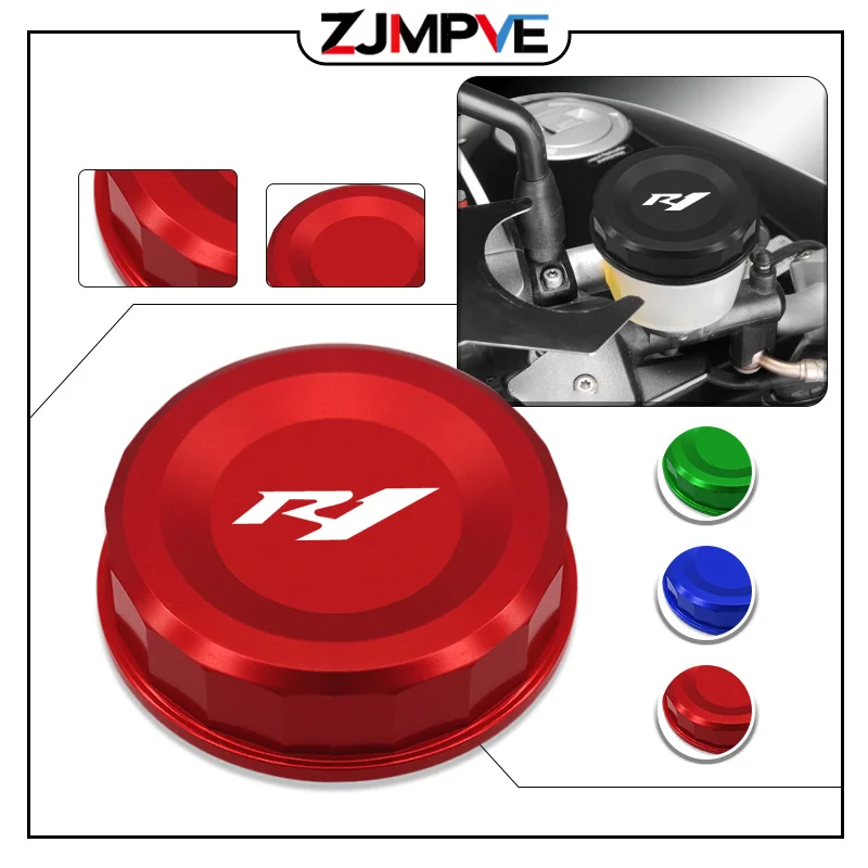 

For YAMAHA YZFR1 04-20 YZF-R1M 16-24 YZF R1 R1M Motorcycle Front Brake Fluid Master Cylinder Filter Oil Reservoir Cap Tank Cover