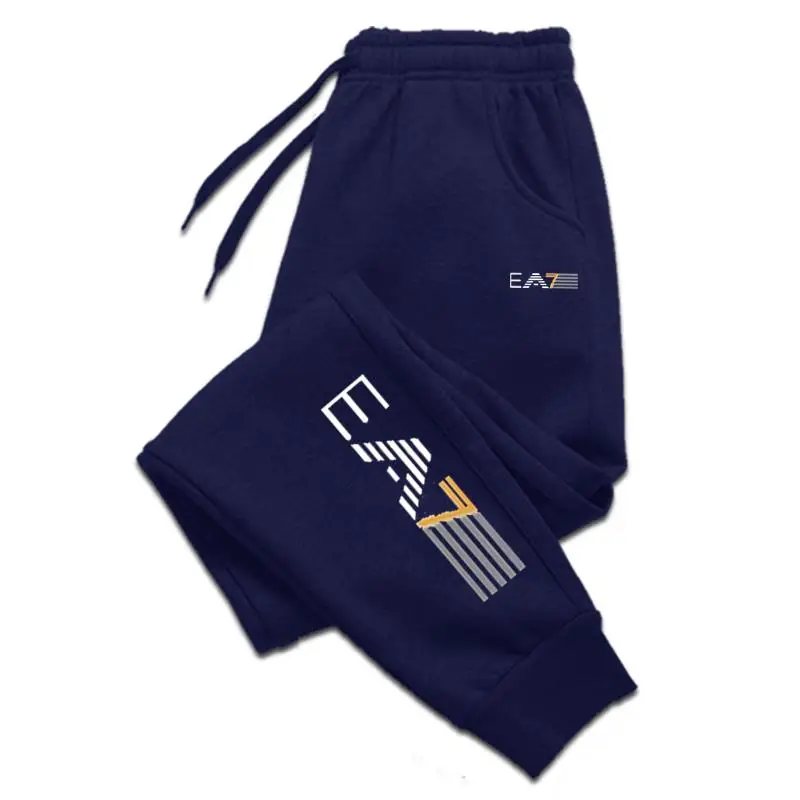 2024 new Men's casual smile sweatpants, workout trousers, running jogging pants, sports, autumn, winter