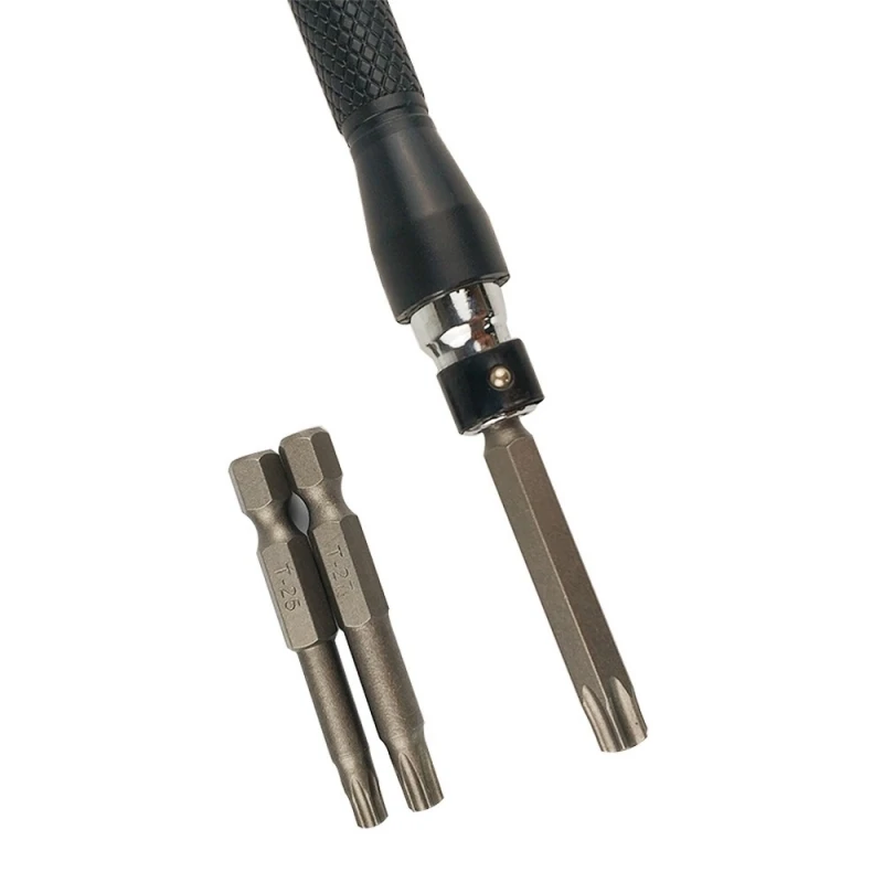 Dual Head L-shaped Mini Socket Wrench 1/4" 6.35mm Screwdriver Bits Key Utility Tool And Screwdriver Bit Drill Set