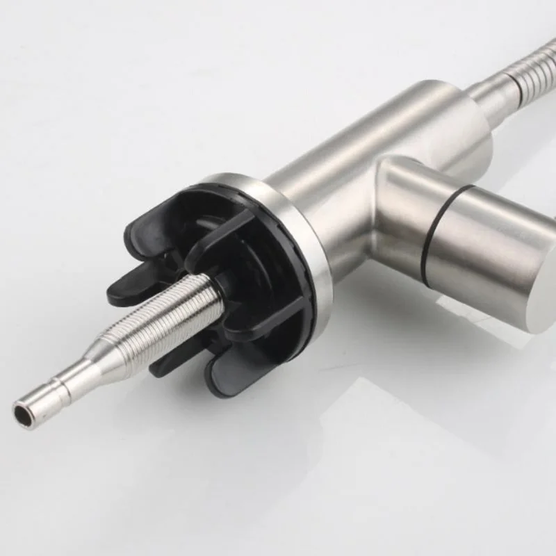 1/4" Kitchen Water Filter Tap Flexible Drinking Tap Water Purifier Faucet  304 Stainless Steel Kitchen Faucet