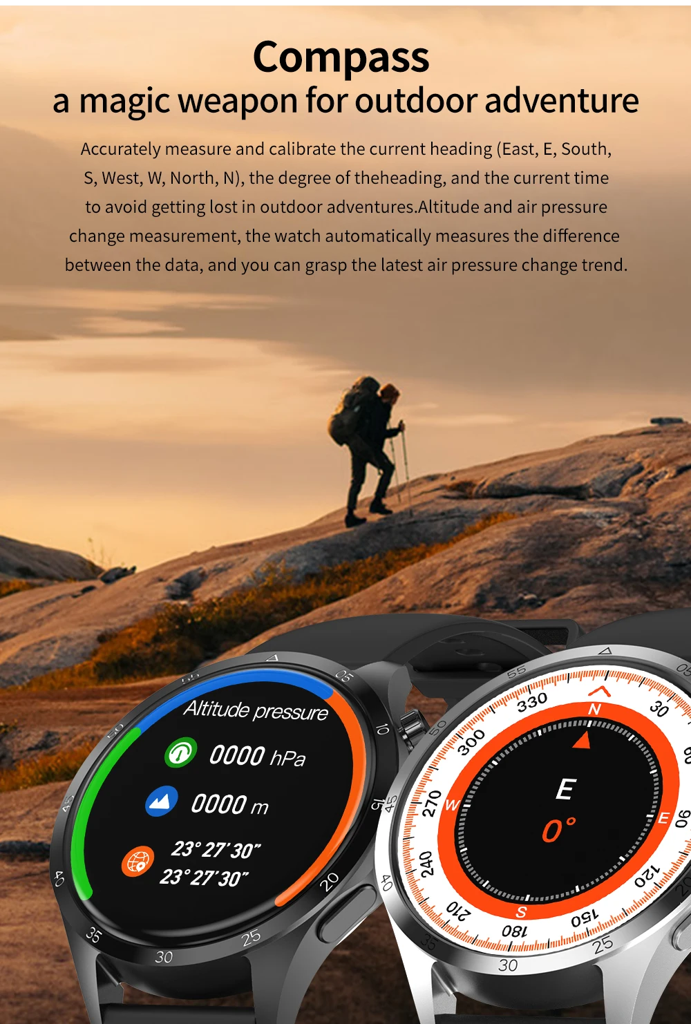 GT4 Pro Plus-reloj inteligente para hombre, dispositivo resistente al agua IP68, con GPS, pantalla HD de x 360 360, control del ritmo cardíaco,