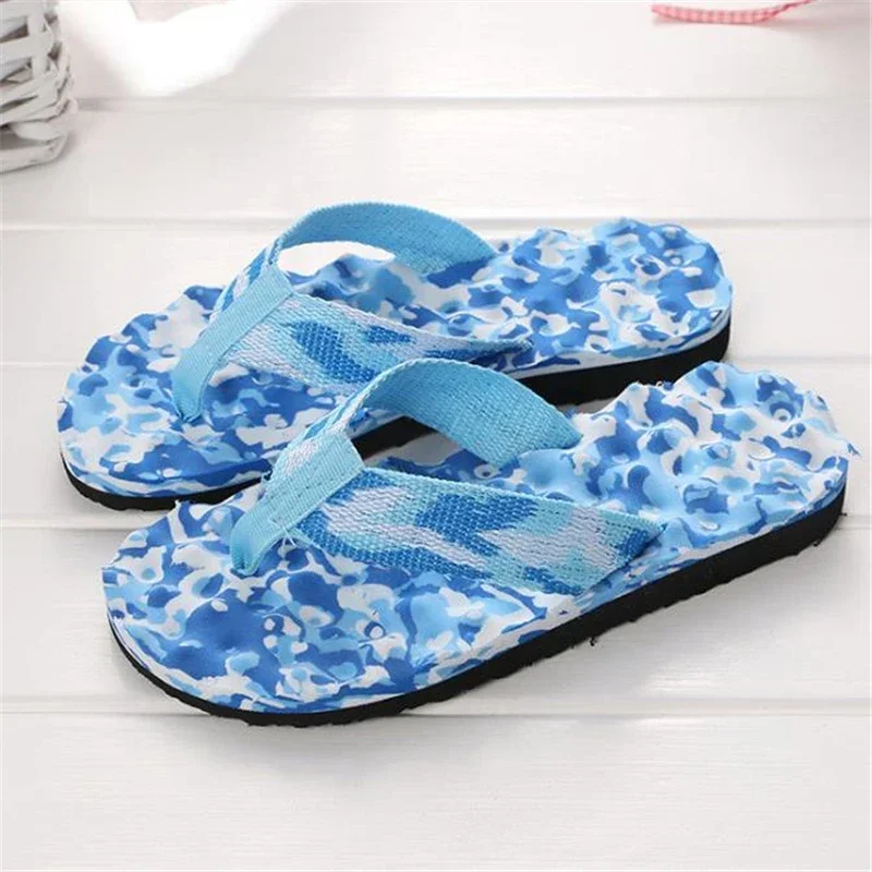 2024 Summer Slippers Women Casual Massage Durable Flip Flops Beach Sandals Female Flat Shoes Lady Room Slippers Footwear Slides