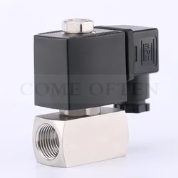12Mpa Stainless Steel Two Position Two Way High Pressure Cold Fog Special STTG Solenoid Valve Normally Closed 24Vdc 220Vac