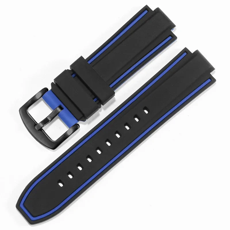 Silicone Watch Strap for Casio GST-B400 B200 Hagane No Boukenshin Raised Mouth Rubber Silicone Watch Strap Accessories14 16mm