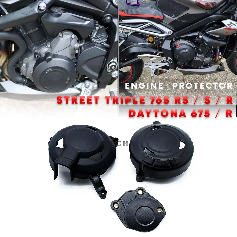 

Набор защитных крышек двигателя для Daytona 675 R 765 Daytona675 Daytona765 StreetTriple Street S R RS