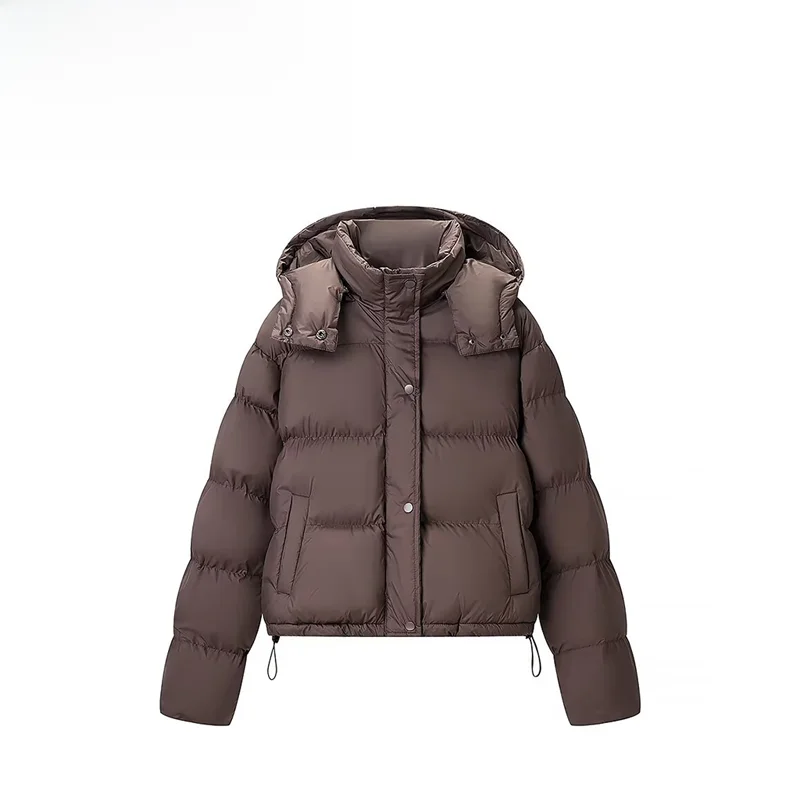 

Faionable Simple Cotton Jaet Women's Autumn New Sle Hand Placed Cotton Coat Windproof Versatile Basic Cotton Clothing