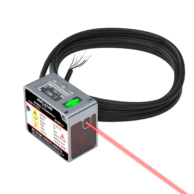 Distance Measurement 0-50m Proximity Optional  Displacement Sensor Distance Switch 485 Communication Analog Quantity