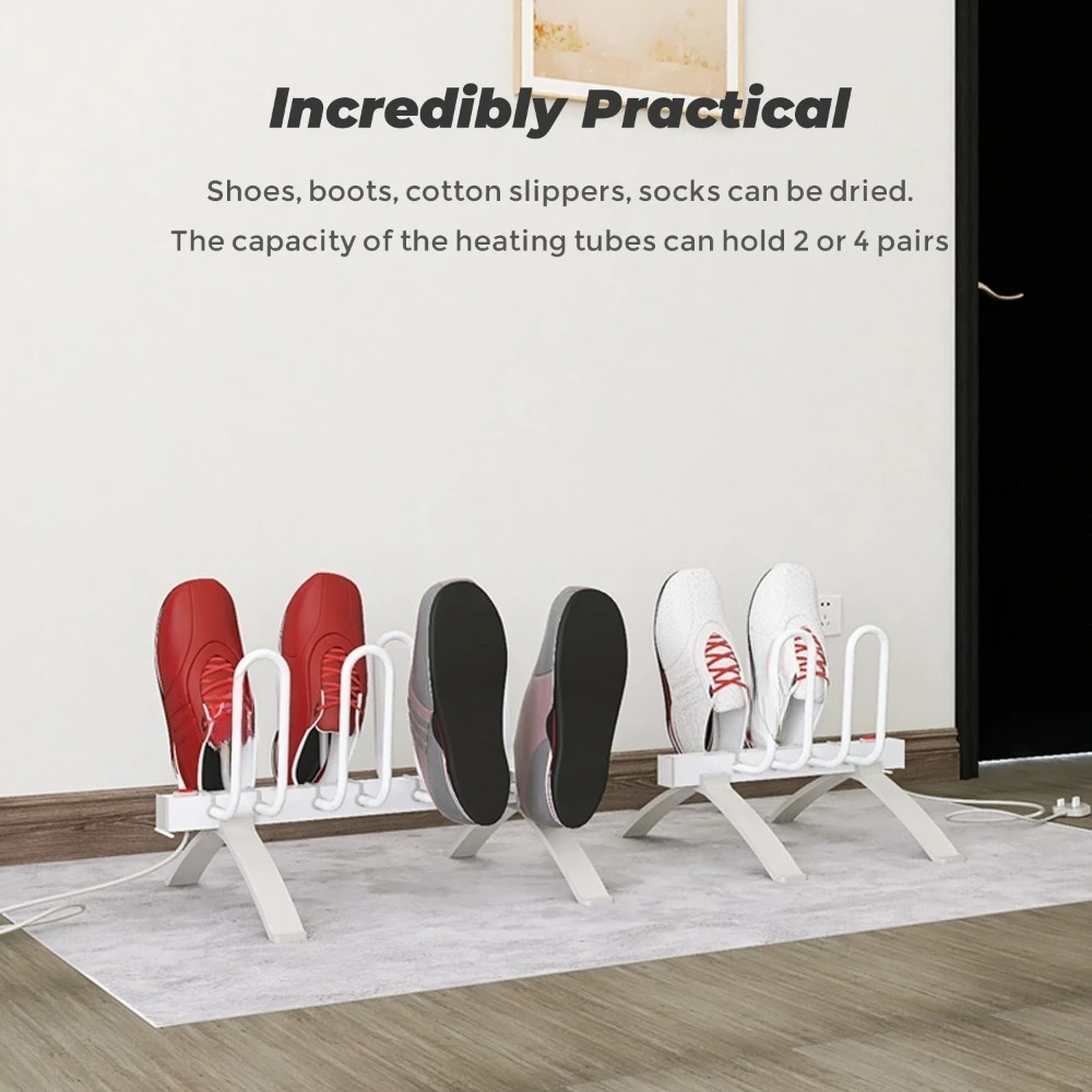 

80W Low Power Shoe Dryer Eco-Friendly Heated Shoe Rack Mute Constant Temperature Electric Boot Dryer