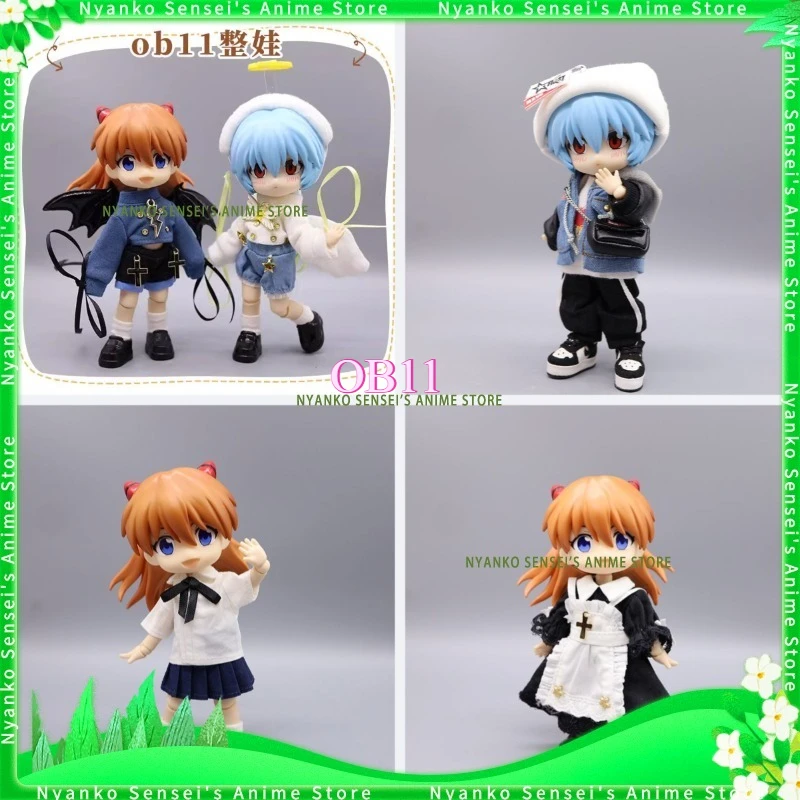 

In Stock NEON GENESIS EVANGELION EVA Asuka Ayanami Rei OB11 Bjd Dolls 12cent Bare Body Action Figure Anime Models Toy Gifts