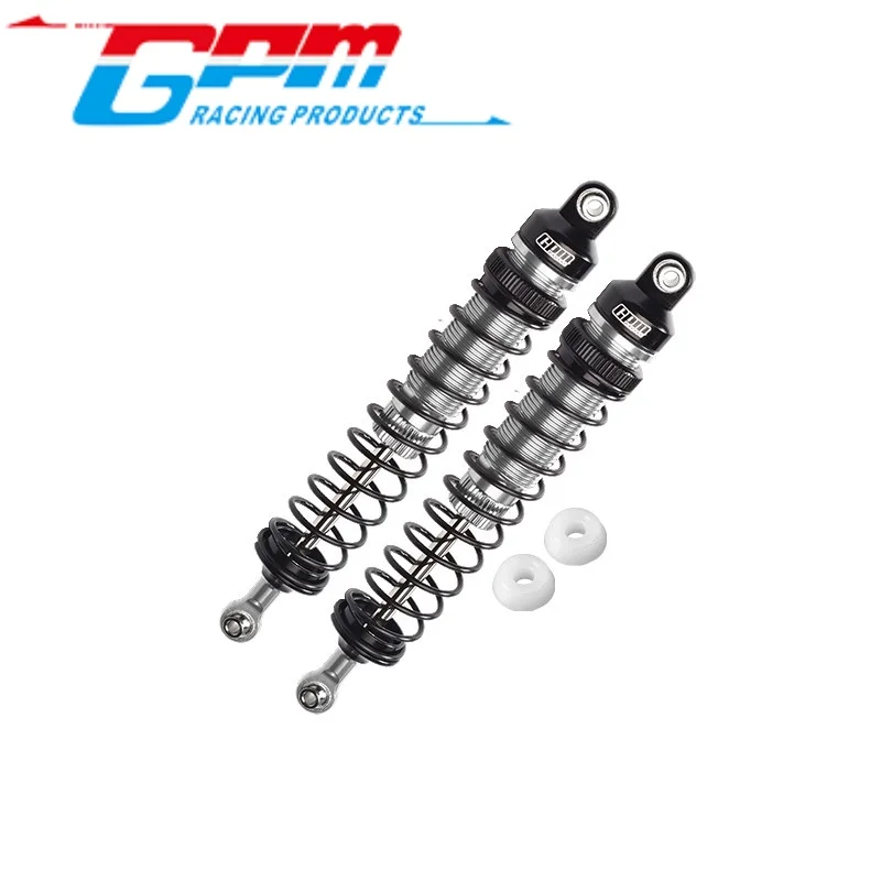 GPM RK122R อะลูมิเนียม 6061-T6 โช้คอัพหลังแบบปรับได้ (122 มม.) สำหรับรถ LOSI 1/10 ROCK REY BRUSHLESS ROCK RACER / BAJA REY DESERT