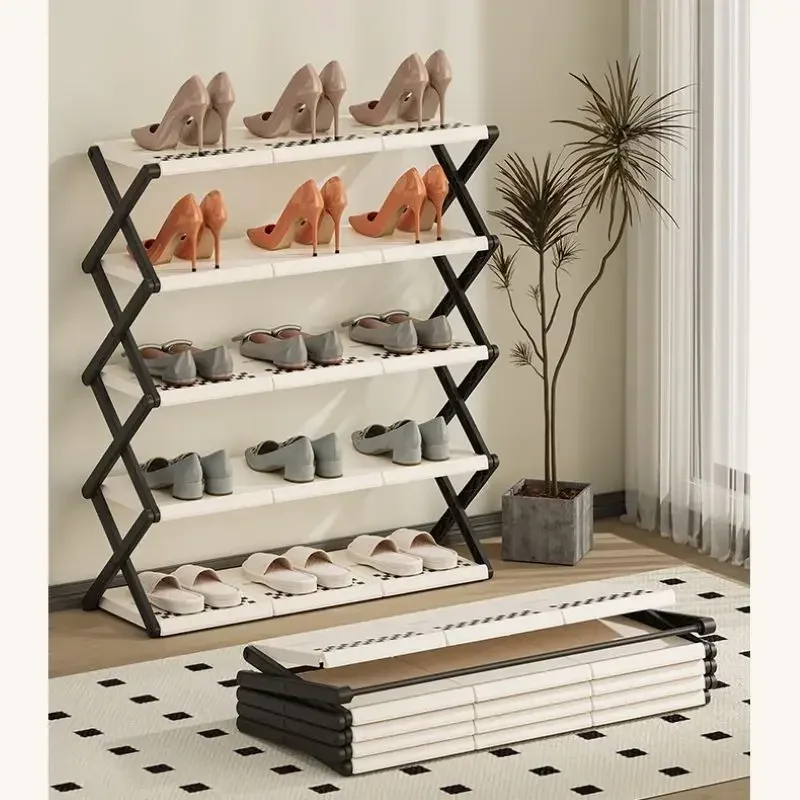 Folding Shoe Rack, Multi-layer Simple Shoe Rack At The Entrance of The Home