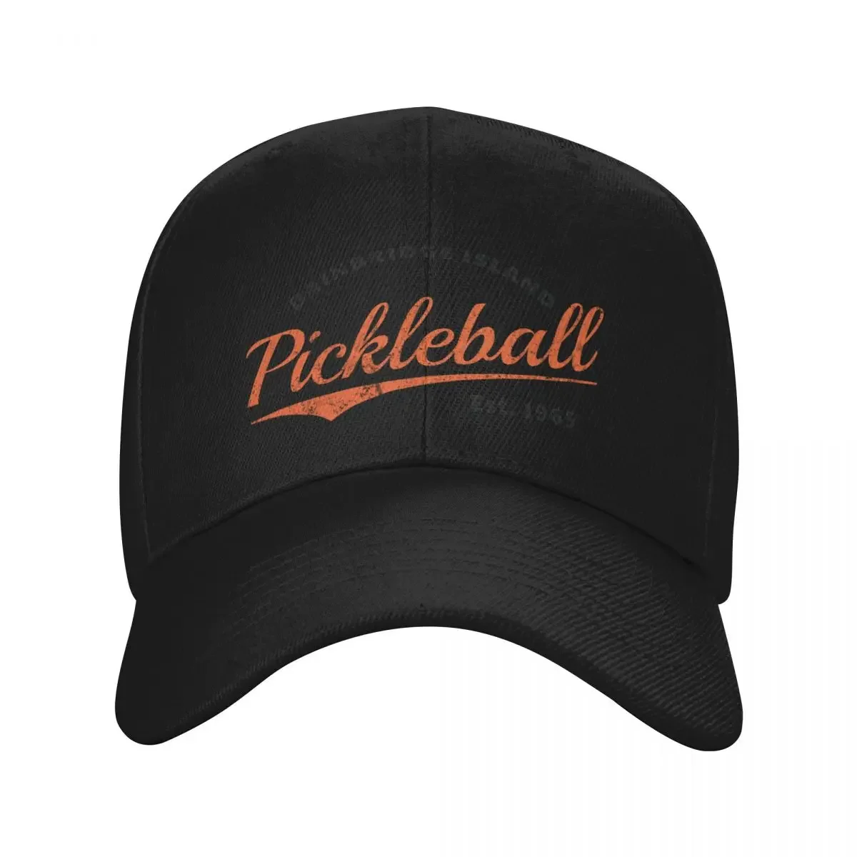 

Бейсбольная кепка в стиле ретро Pickleball Bainbridge Island Est 1969, забавная шляпа, мужская кепка в стиле аниме, кепка для рыбалки, мужские шапки, женские шапки