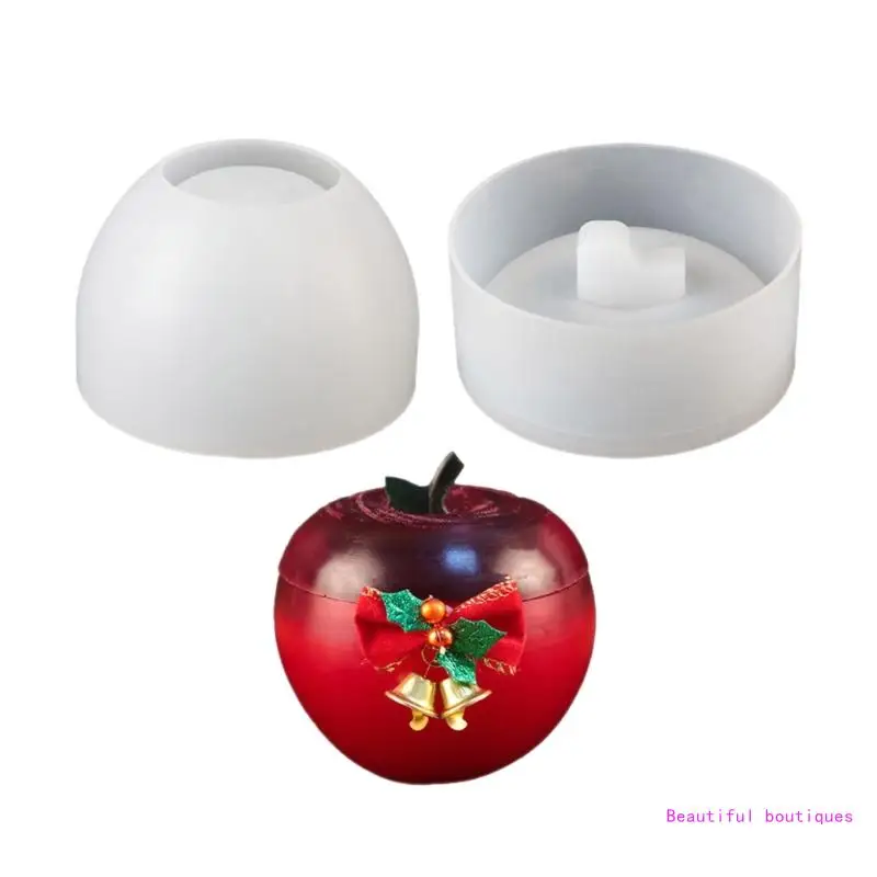 

DIY Fruit Plaster Cup Scented Candle Silicone Mold Vase Storage Jar Cement Plaster Pottery Mould Christmas Gift Crafts DropShip