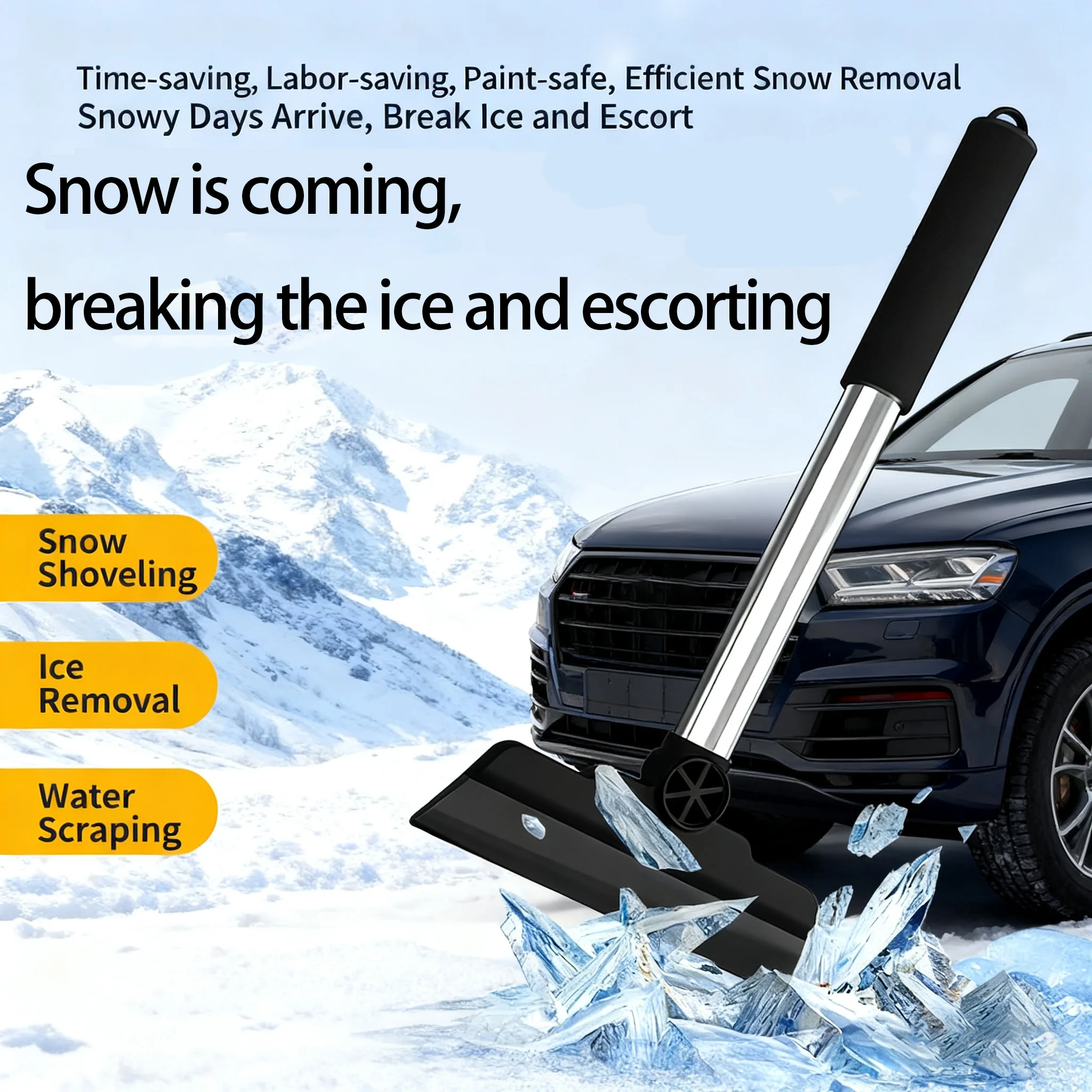 Neue Auto Eis Schaber Schnee Auto Schnee Schaufel Winter Windschutzscheibe Abtauen Eis Schaber Werkzeug Glas Schnee Entfernung Werkzeuge Auto Zubehör